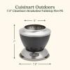 imageCuisinart COH800 Cleanburn Smokeless 24quot Fire Pit with Wind Guard Easy Clean Removable Base for Ash and Locking BaseCleanburn 75 Tabletop Fire Pit