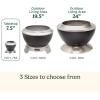 imageCuisinart COH800 Cleanburn Smokeless 24quot Fire Pit with Wind Guard Easy Clean Removable Base for Ash and Locking BaseCleanburn 75 Tabletop Fire Pit
