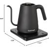 imageCuisinart GK1 Digital Goose Neck Kettle Precision Gooseneck Spout Designed for Precise Pour Control that Holds 1Liter 1200Watt Allows for Quick Heat Up Stainless SteelBlackBlack