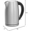 imageCuisinart GK1 Digital Goose Neck Kettle Precision Gooseneck Spout Designed for Precise Pour Control that Holds 1Liter 1200Watt Allows for Quick Heat Up Stainless SteelBlackStainless Steel