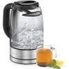 imageCuisinart GK1 Digital Goose Neck Kettle Precision Gooseneck Spout Designed for Precise Pour Control that Holds 1Liter 1200Watt Allows for Quick Heat Up Stainless SteelBlackStainless Steel