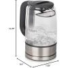 imageCuisinart GK1 Digital Goose Neck Kettle Precision Gooseneck Spout Designed for Precise Pour Control that Holds 1Liter 1200Watt Allows for Quick Heat Up Stainless SteelBlackStainless Steel