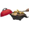 imageCuisinart IndoorOutdoor Electric Grill 2in1 Portable BBQ with NonStick Cooking Surface Adjustable Heat StandTabletop Options for Cookouts Barbecues ampamp Small Spaces No Tools Required