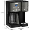 imageCuisinart SS15W Maker Coffee Center 12Cup Coffeemaker and SingleServe Brewer White Stainless SteelBlackStainless