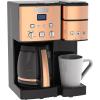 imageCuisinart SS15W Maker Coffee Center 12Cup Coffeemaker and SingleServe Brewer White Stainless SteelCopper