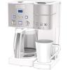 imageCuisinart SS15W Maker Coffee Center 12Cup Coffeemaker and SingleServe Brewer White Stainless SteelWhite