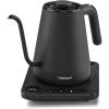 imageCuisinart GK1 Digital Goose Neck Kettle Precision Gooseneck Spout Designed for Precise Pour Control that Holds 1Liter 1200Watt Allows for Quick Heat Up Stainless SteelBlackBlack