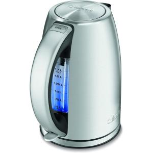 imageCuisinart GK1 Digital Goose Neck Kettle Precision Gooseneck Spout Designed for Precise Pour Control that Holds 1Liter 1200Watt Allows for Quick Heat Up Stainless SteelBlackStainless Steel