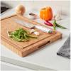 imageCuisinart 17quot Reversible End Grain Bamboo Cutting Board Embedded Handles