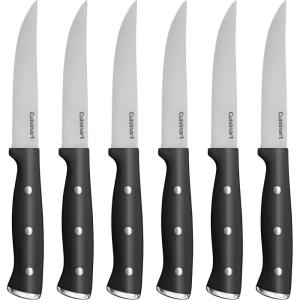 imageCuisinart Black Triple Rivet 6pc Steak Knife SetBlack