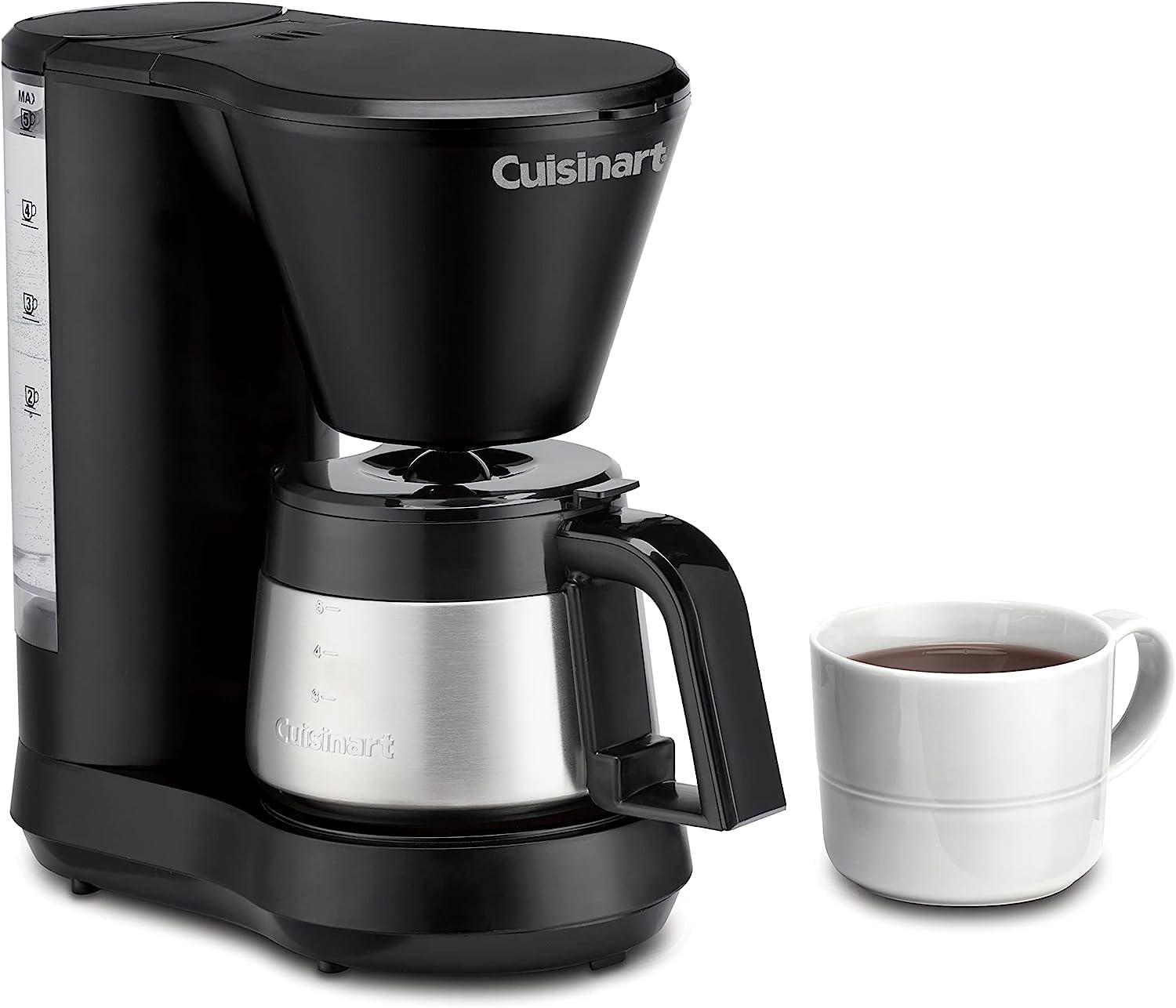 imageCuisinart 5Cup Coffeemaker with Stainless Steel Carafe DCC5570NAS