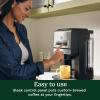 imageCuisinart Coffee Maker Custom Grind and Brew Single Cup Coffee Maker 6 Cup Sizes Builtin Stainless Steel Burr Mill Adjustable Strength Grind Control and Over Ice Feature Easy Cleaning DGB30