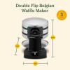 imageCuisinart Double Flip Belgian Waffle Maker WAFF40NAS