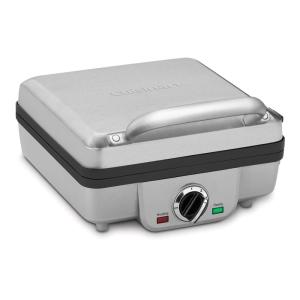imageCuisinart Belgian Waffle Maker with Pancake Plates Nonstick Plates 6 Browning Levels Ready Indicator Lights Temperature Control Deep Waffle Pockets WAF300NAS Brushed Stainless
