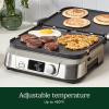 imageCuisinart Griddler Indoor Grill Panini Press Sandwich Maker ampamp More 5in1 Grilling DishwasherSafe Nonstick Cooking Plates GR4NNAS Stainless SteelDigital Griddler