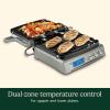 imageCuisinart Griddler Indoor Grill Panini Press Sandwich Maker ampamp More 5in1 Grilling DishwasherSafe Nonstick Cooking Plates GR4NNAS Stainless SteelElite
