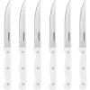 imageCuisinart Knife Set 6pc Steak Knife Set with Steel Blades for Precise Cutting Lightweight Stainless Steel ampamp Durable C77TR6PSK BlackWhite