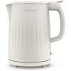 imageCuisinart Soho 1Liter Double Wall Electric Hot Water Kettle Tea Kettle with Stainless Steel Interior One Touch Operation to Boil Water for Tea Hot Cocoa or Instant Oatmeal CK10BK BlackTruffle
