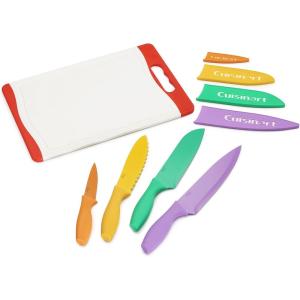imageCuisinart C55CB9PR Advantage Color Collection 9Piec Cutlery Set and Cutting Board Multicolor
