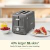 imageCuisinart 2Slice XL Slot Plastic Toaster Stainless Steel CPT1200
