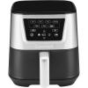 imageCuisinart Air Fryer Large 6Quart Basket with 4 Cooking Functions to Air Fry Bake Roast and Keep Warm 3 Presets PFASFree DishwasherSafe Parts AIR180 Black ampamp Stainless Steel