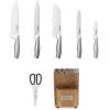 imageCuisinart 7 Pc Stainless Steel Essentials Cutlery Block Set with Built in Sharpener