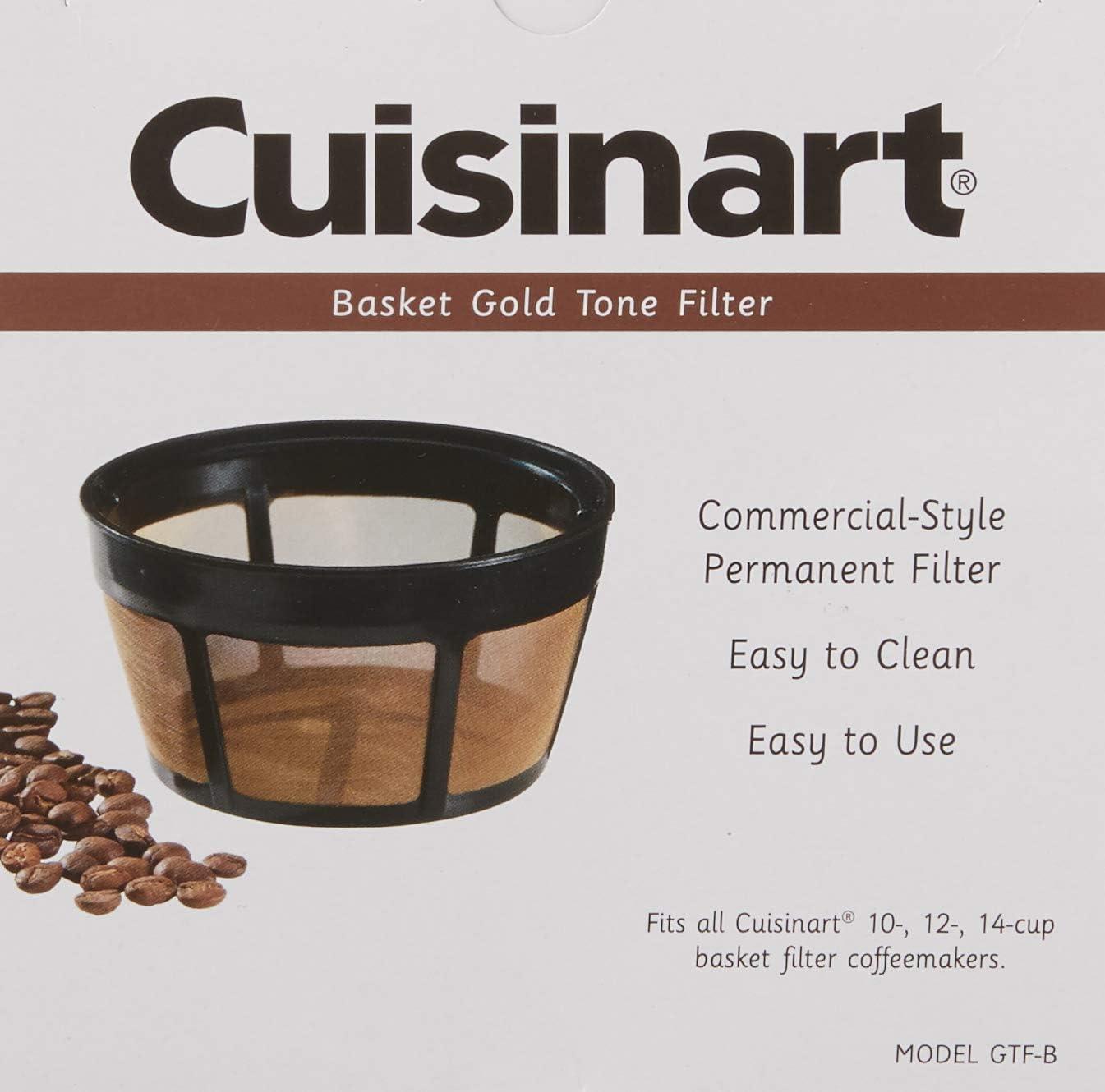 imageCuisinart GTFB Gold Tone Coffee Filter BasketBurr Mill