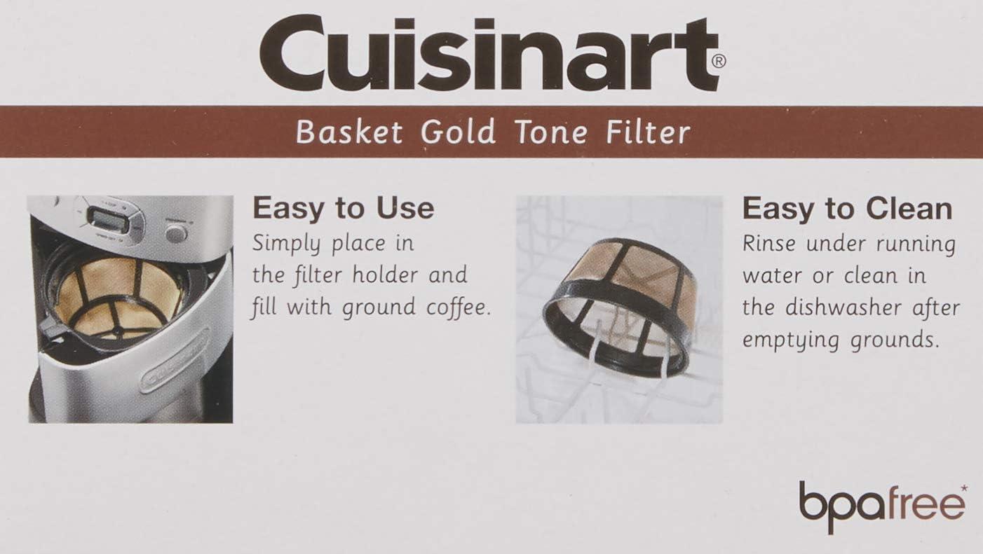 imageCuisinart GTFB Gold Tone Coffee Filter BasketBurr Mill