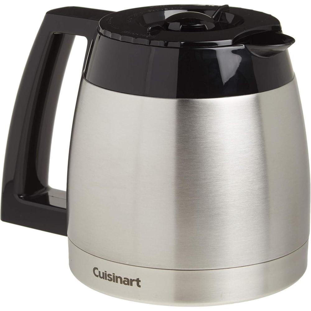 imageCuisinart DCG600RC 10Cup Replacement Thermal Carafe with Lid Compatible with Cuisinart Coffeemakers Stainless SteelCarafe