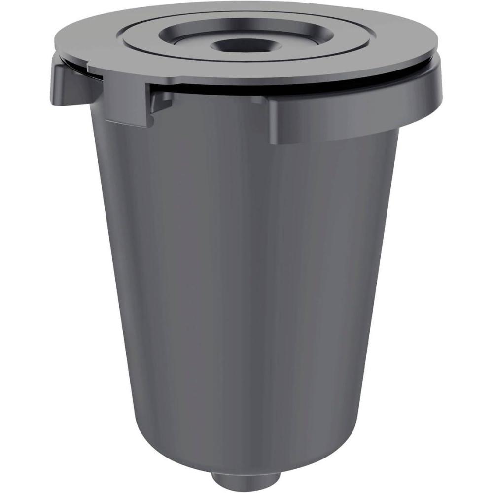 imageCuisinart SSRFC HomeBarista Reusable Filter Cup  Brew Coffee or Tea and Drop Wasteful Plastic from SingleServe Pods with Sustainable Coffee Accessories GrayGray