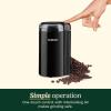 imageCuisinart Coffee Grinder One Touch Control Coffee Bean Grinder with Stainless Steel Bowl and Blades 25 oz70g Capacity Enough for 12 Cups OnOff Switch with Safety Interlock DCG20N WhiteBlack