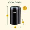 imageCuisinart Coffee Grinder One Touch Control Coffee Bean Grinder with Stainless Steel Bowl and Blades 25 oz70g Capacity Enough for 12 Cups OnOff Switch with Safety Interlock DCG20N WhiteBlack