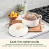image:imageCuisinart Earth amp Essence 5 Qt Casserole with Cover  Sage CI65025SGMWWhite