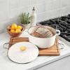 image:imageCuisinart Earth amp Essence 5 Qt Casserole with Cover  Sage CI65025SGMWWhite