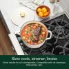 image:imageCuisinart Earth amp Essence 5 Qt Casserole with Cover  Sage CI65025SGMWWhite