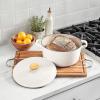 image:imageCuisinart Earth amp Essence 5 Qt Casserole with Cover  Sage CI65025SGMWWhite