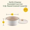 image:imageCuisinart Earth amp Essence 5 Qt Casserole with Cover  Sage CI65025SGMWWhite