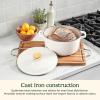image:imageCuisinart Earth amp Essence 5 Qt Casserole with Cover  Sage CI65025SGMWWhite