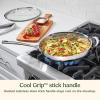 image:imageCuisinart PureClad PureClad TriplePly 12 Stainless Steel Skillet with Helper Handle and Cover PCT2230HC12 Inch Skillet