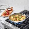 image:imageCuisinart PureClad PureClad TriplePly 12 Stainless Steel Skillet with Helper Handle and Cover PCT2230HC12 Inch Skillet
