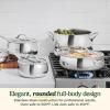 image:imageCuisinart PureClad PureClad TriplePly 12 Stainless Steel Skillet with Helper Handle and Cover PCT2230HC12Piece Set