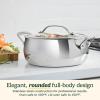 image:imageCuisinart PureClad PureClad TriplePly 12 Stainless Steel Skillet with Helper Handle and Cover PCT2230HC45 Quart Dutch Oven