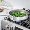 image:imageCuisinart PureClad Triple Ply Stainless Steel 55 Qt Saute Pan wCover55 Quart Saute Pan