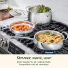 image:imageCuisinart PureClad Triple Ply Stainless Steel 55 Qt Saute Pan wCover55 Quart Saute Pan