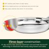 image:imageCuisinart PureClad TriplePly 8 Stainless Steel Skillet PCT2220
