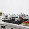 image:imageCuisinart RADIANT PRO 8Piece Stainless with Brushed Titanium Finish Cookware Set