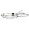 image:imageCuisinart PureClad Triple Ply Stainless Steel 55 Qt Saute Pan wCover12 Inch Skillet