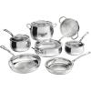 image:imageCuisinart PureClad Triple Ply Stainless Steel 55 Qt Saute Pan wCover12Piece Set