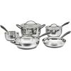 image:imageCuisinart RADIANT PRO 8Piece Stainless with Brushed Titanium Finish Cookware Set