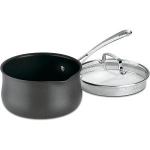 image:imageCuisinart Contour 2Quart PURELYCERAMIC Nonstick PFAS Free HardAnodized Saucepan with Cover 6419C18P